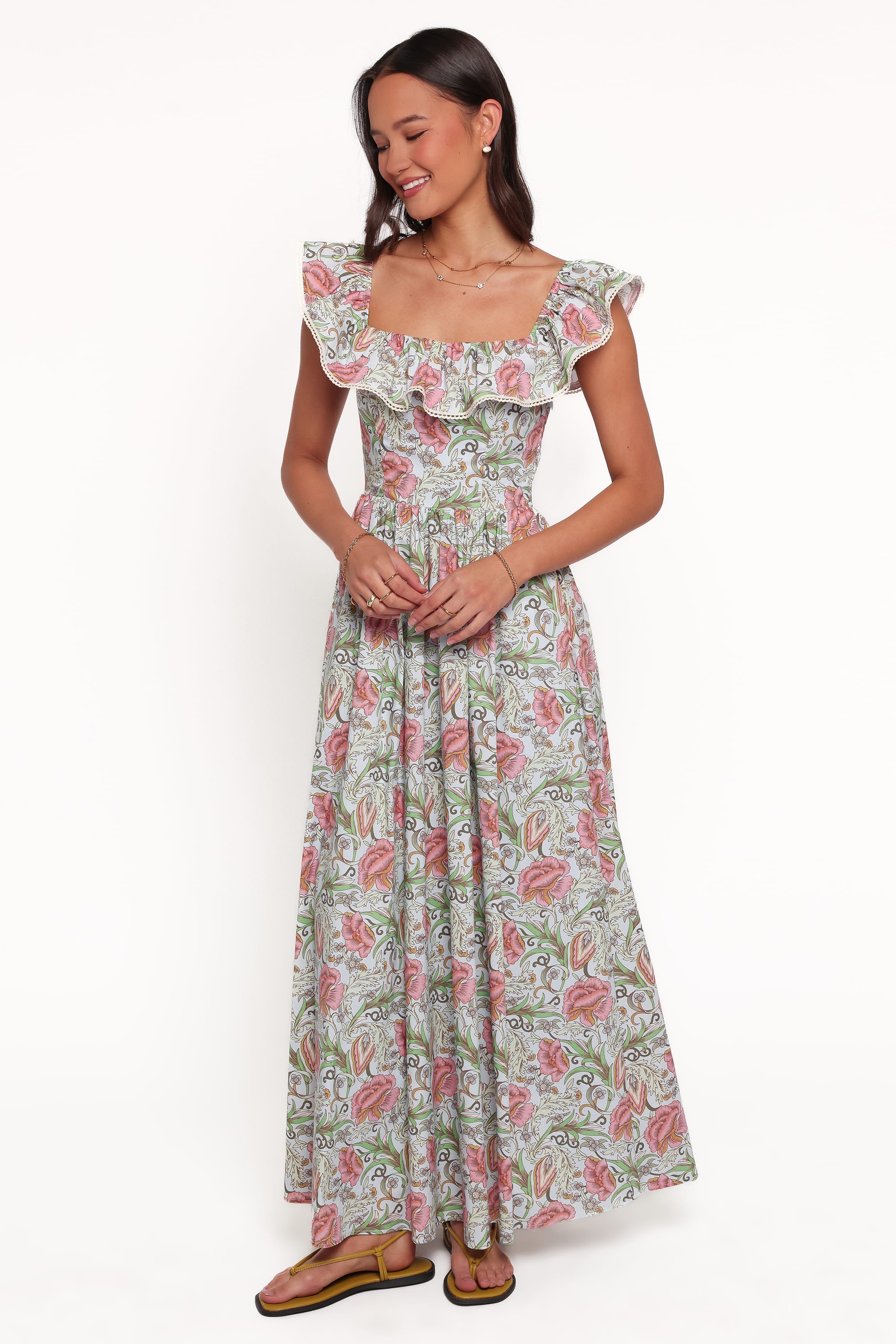 DRESSES Pavani Maxi Dress - Blue Tapestry Floral