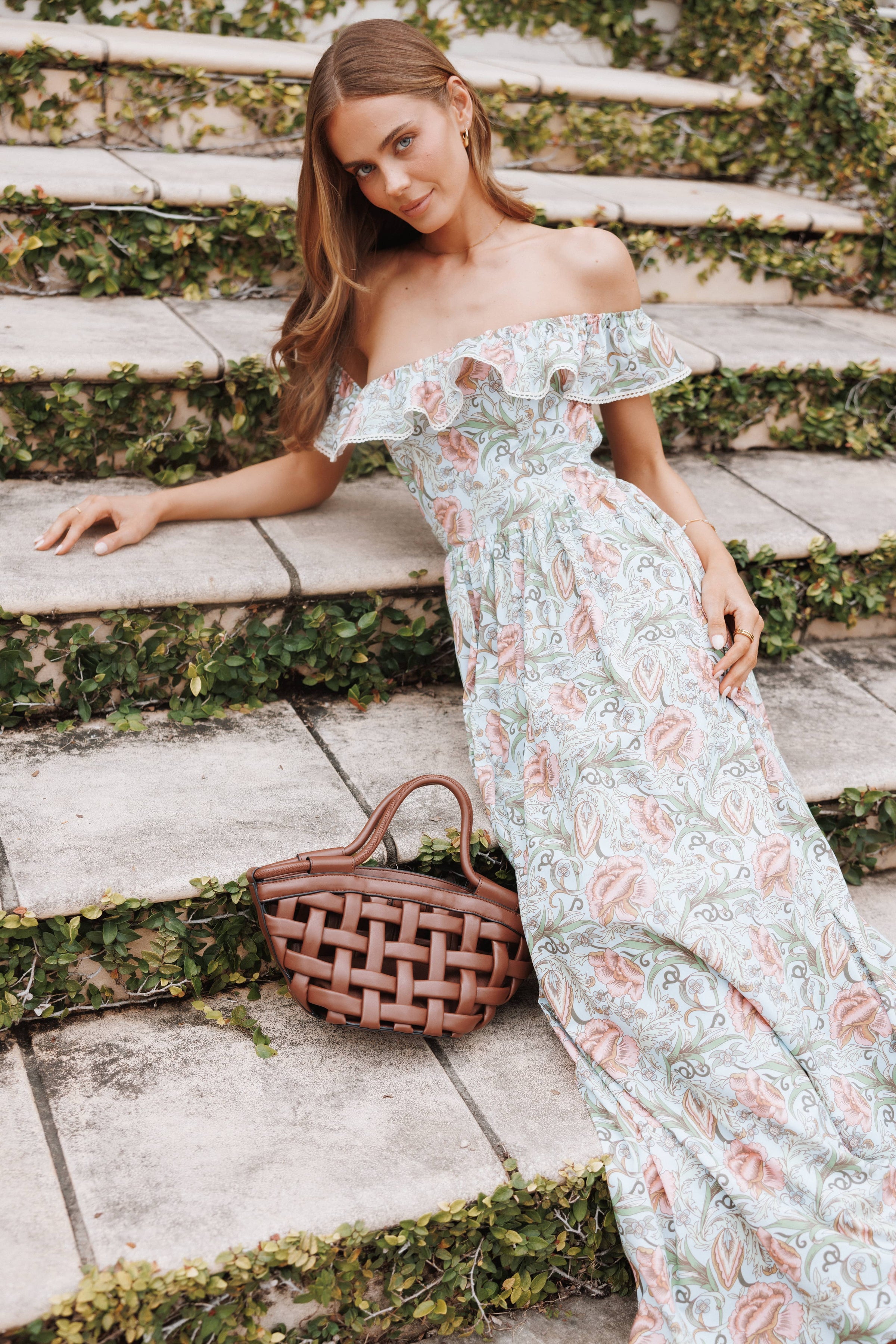 DRESSES Pavani Maxi Dress - Blue Tapestry Floral
