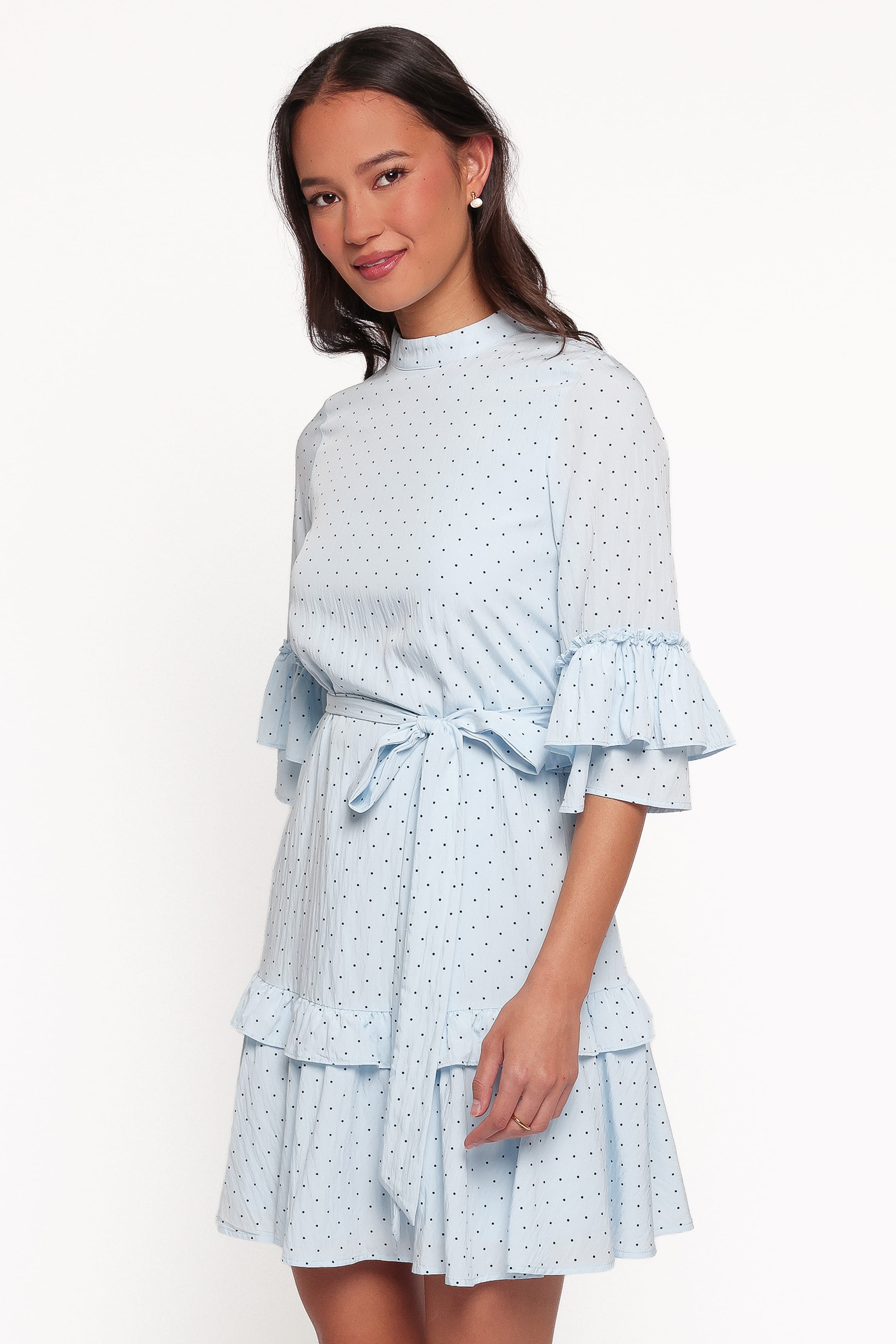 DRESSES Peta Dress - Blue Polka Dot