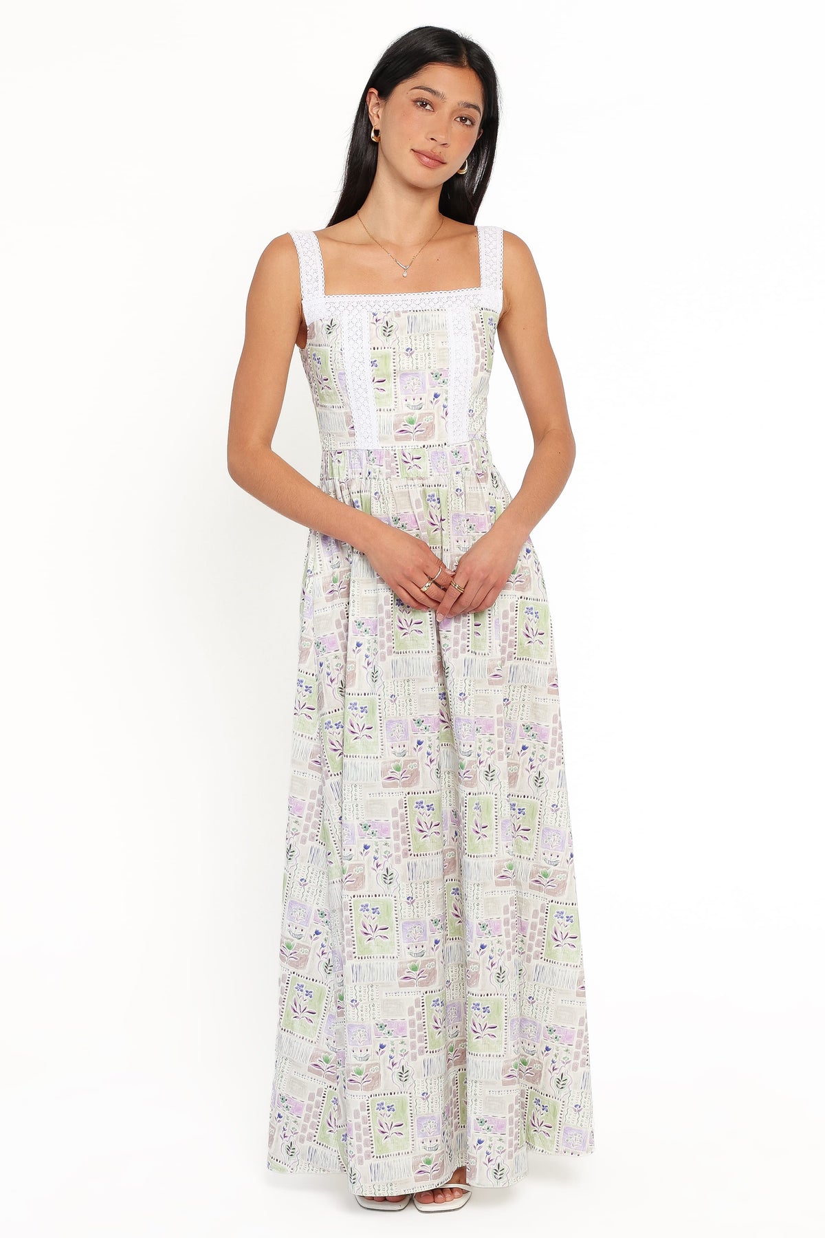 DRESSES Raelyn Maxi Dress - Purple Abstract