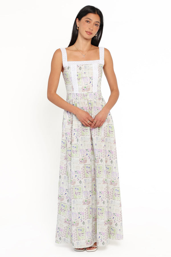 DRESSES Raelyn Maxi Dress - Purple Abstract