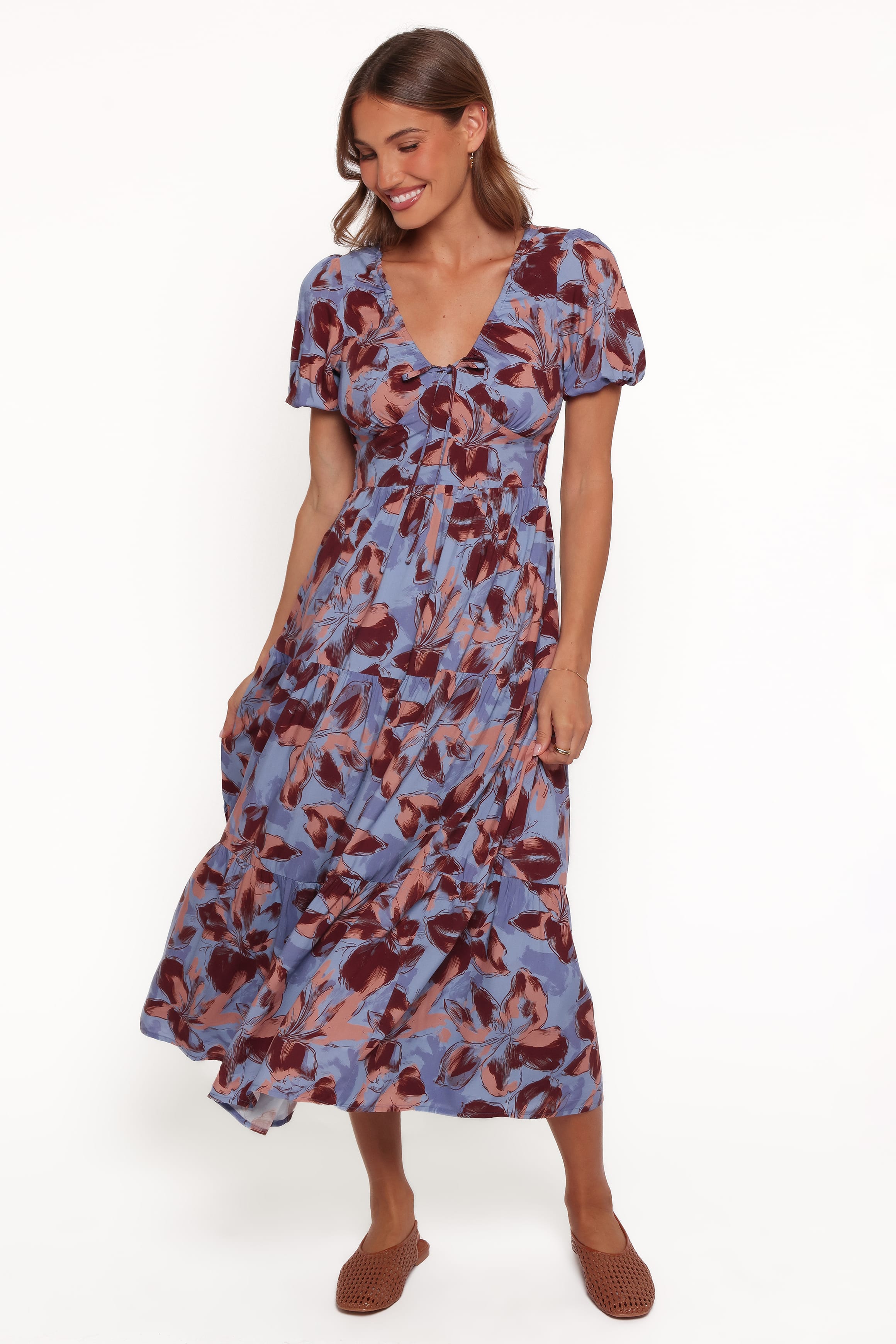 DRESSES Roberts Maxi Dress - Blue Floral