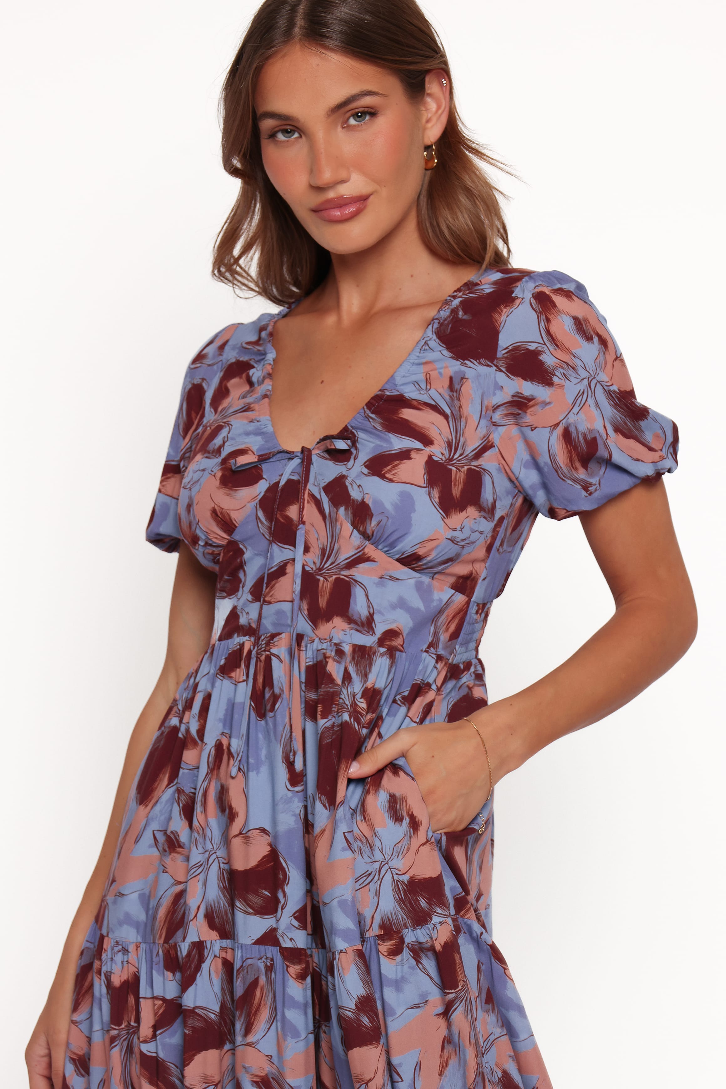 DRESSES Roberts Maxi Dress - Blue Floral