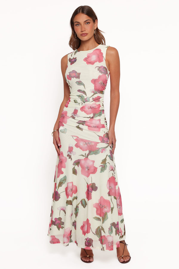 DRESSES Rosalina Maxi Dress - Mint Green Floral