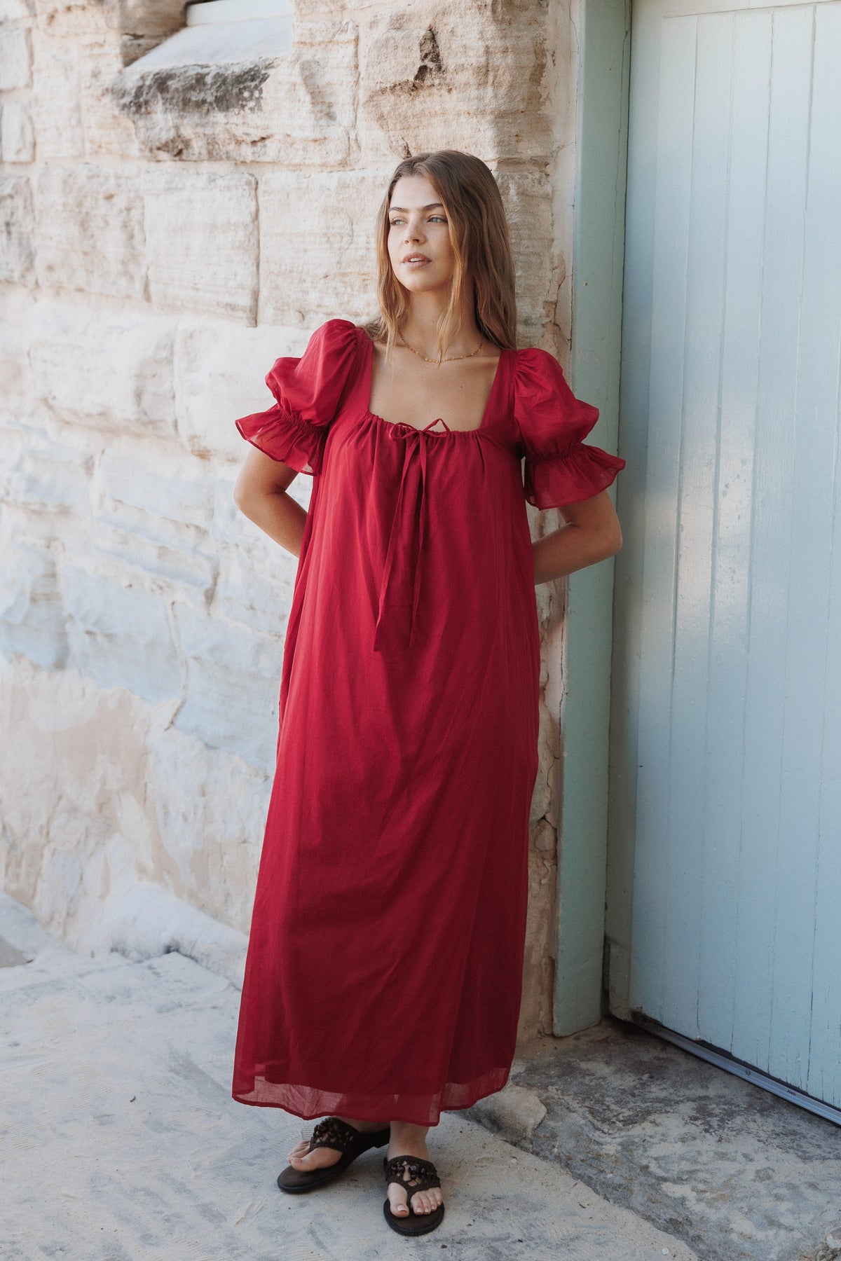DRESSES Rosavine Maxi Dress - Cranberry