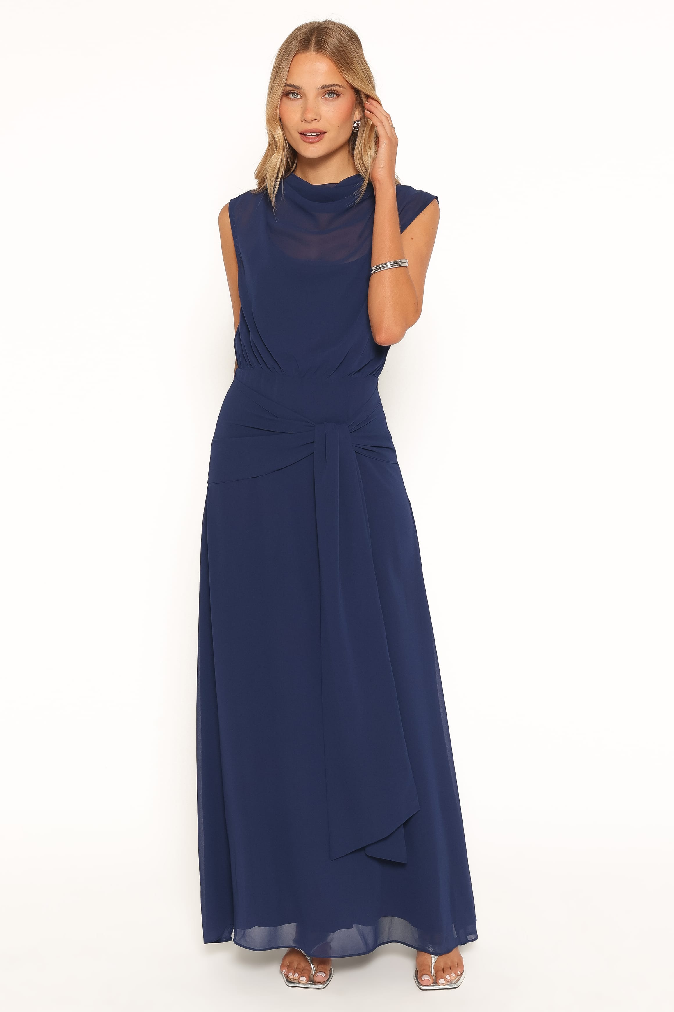 DRESSES Sakura Midi Dress - Navy