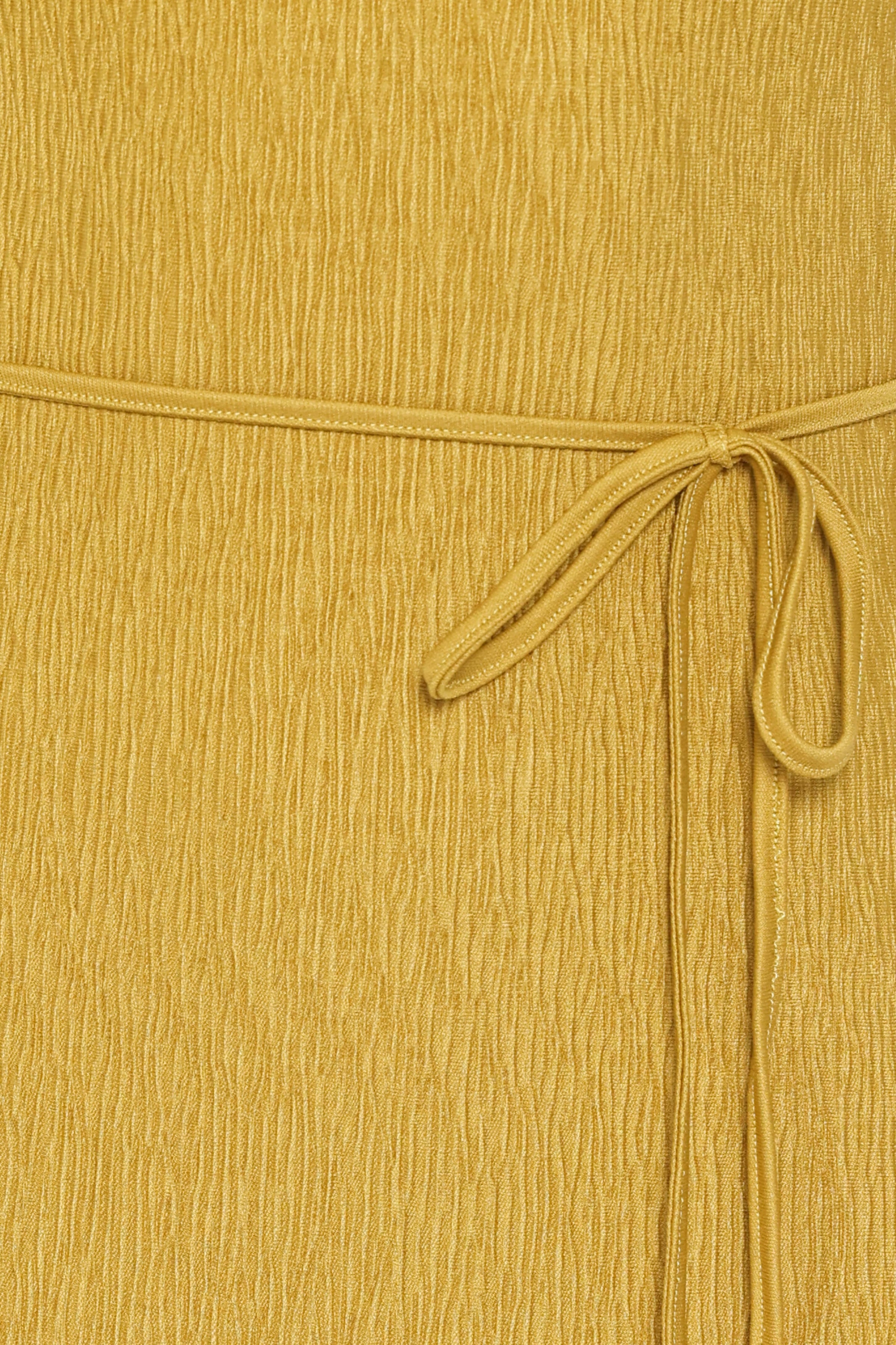 DRESSES Samantha Plisse Maxi Dress - Burnished Gold