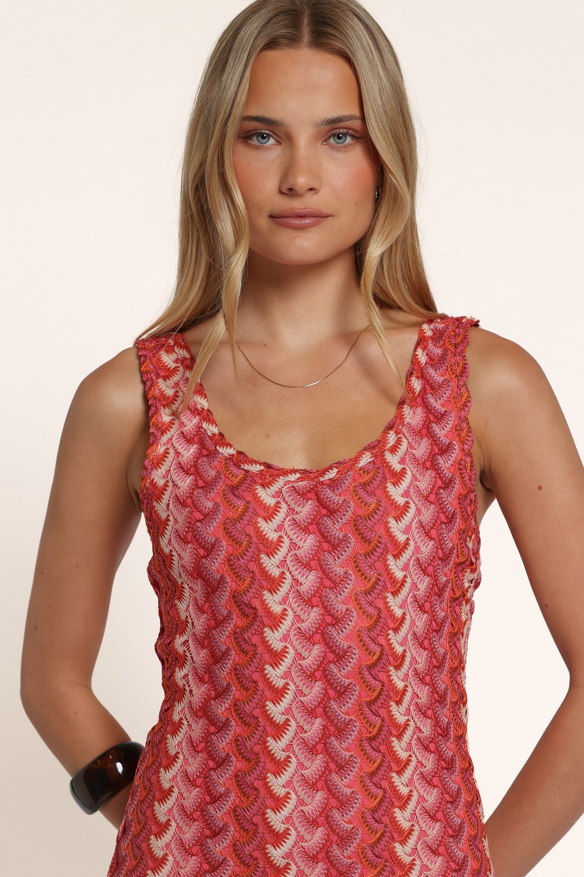 DRESSES Sommer Midi Dress - Red Multi
