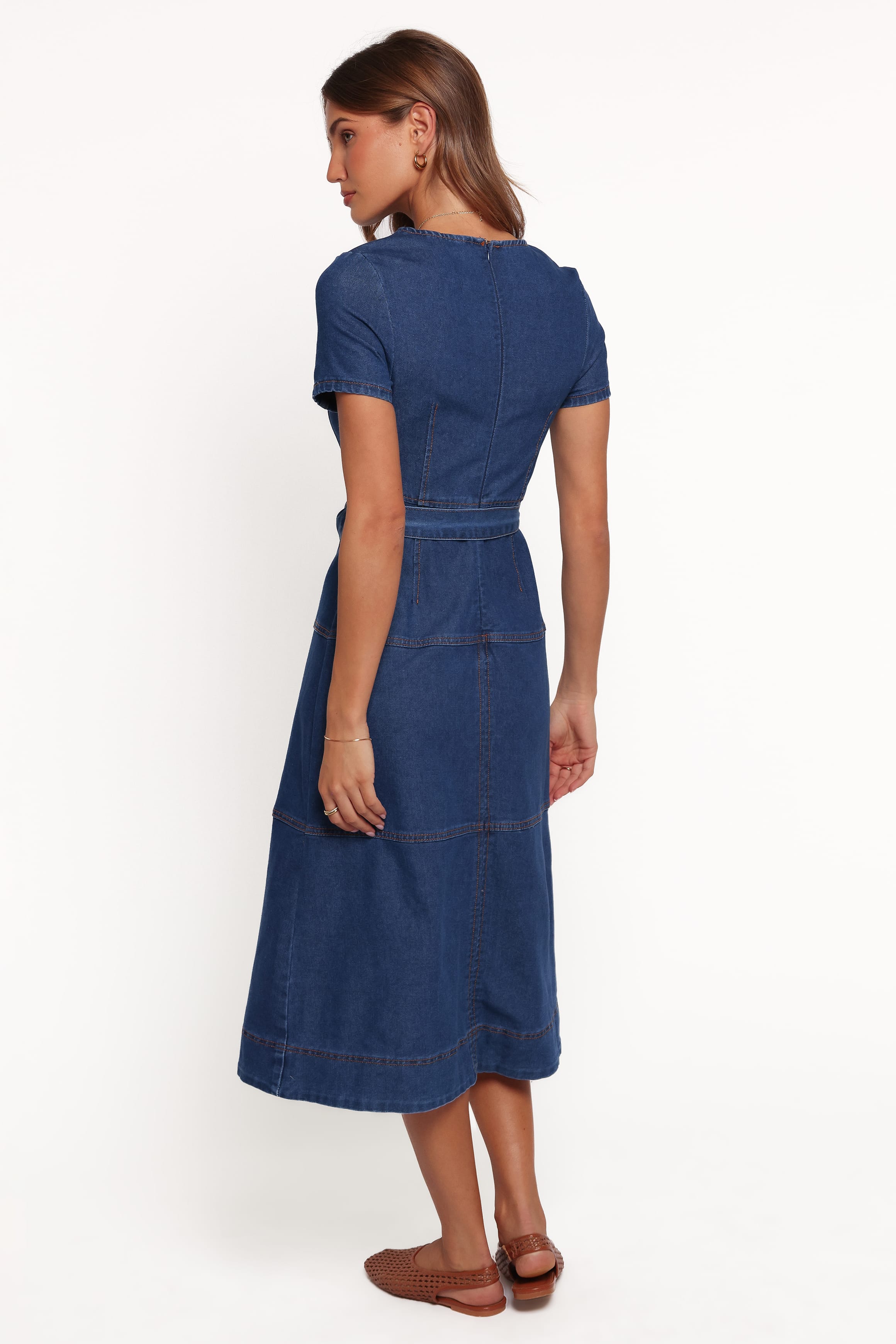DRESSES Sweeny Midi Dress - Dark Denim