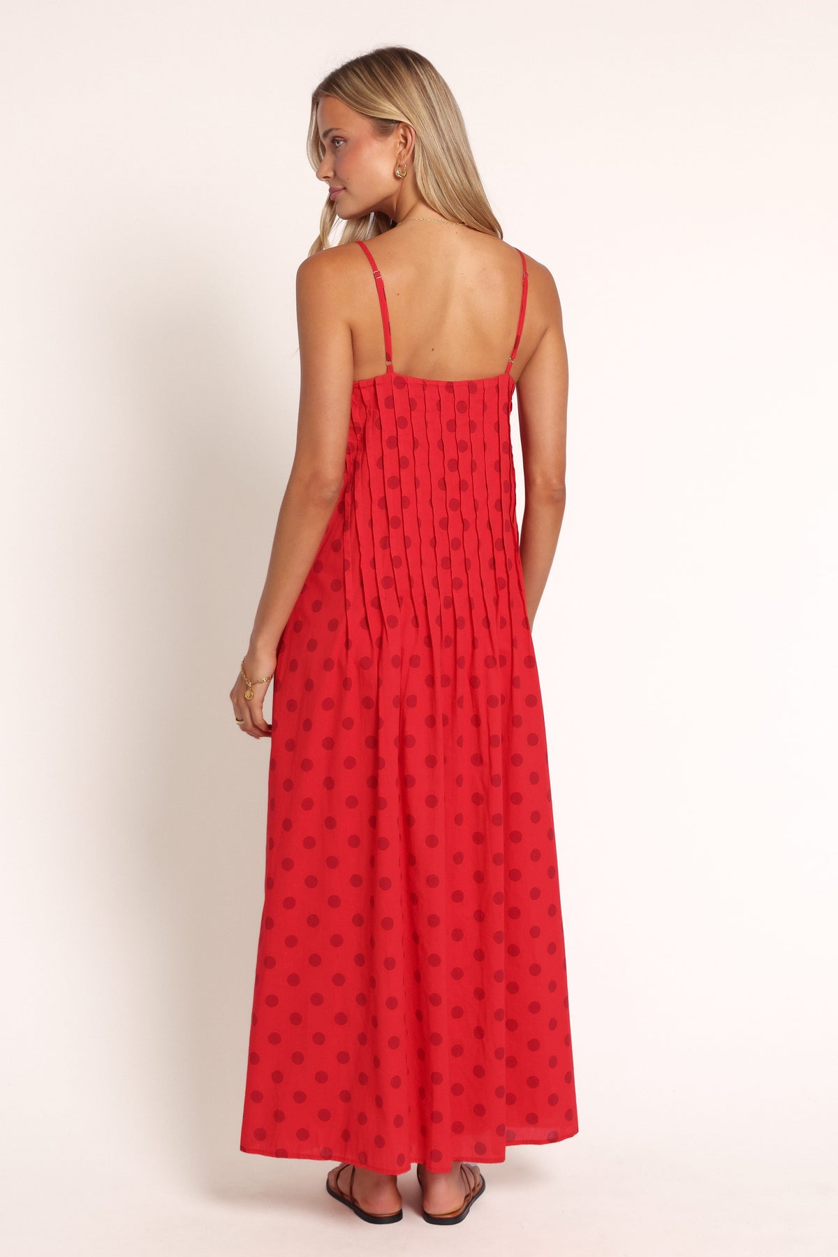 DRESSES Valeska Maxi Dress - Red Polka Dot