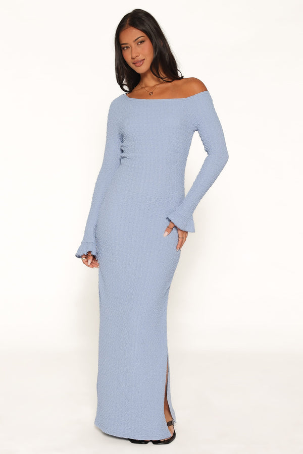 DRESSES Velma Long Sleeve Maxi Dress - Blue