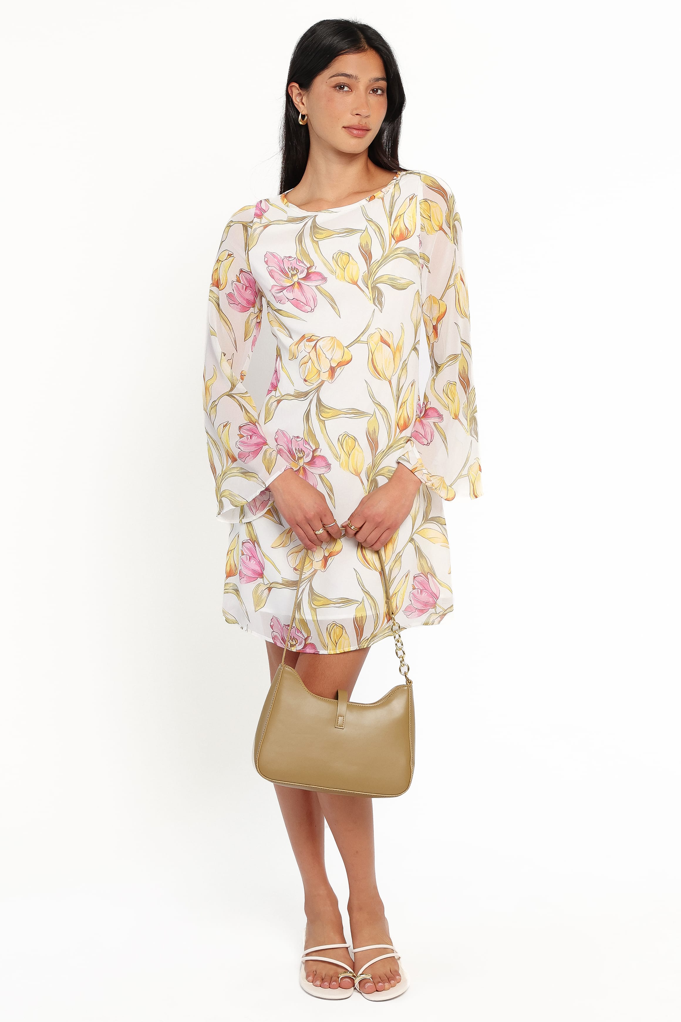 DRESSES Wynona Mini Dress - Yellow Floral
