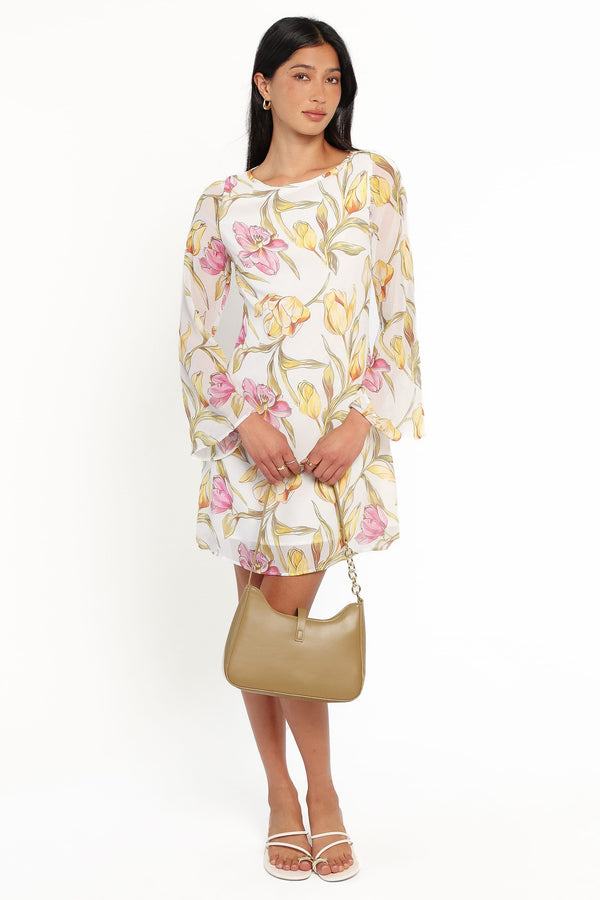 DRESSES Wynona Mini Dress - Yellow Floral
