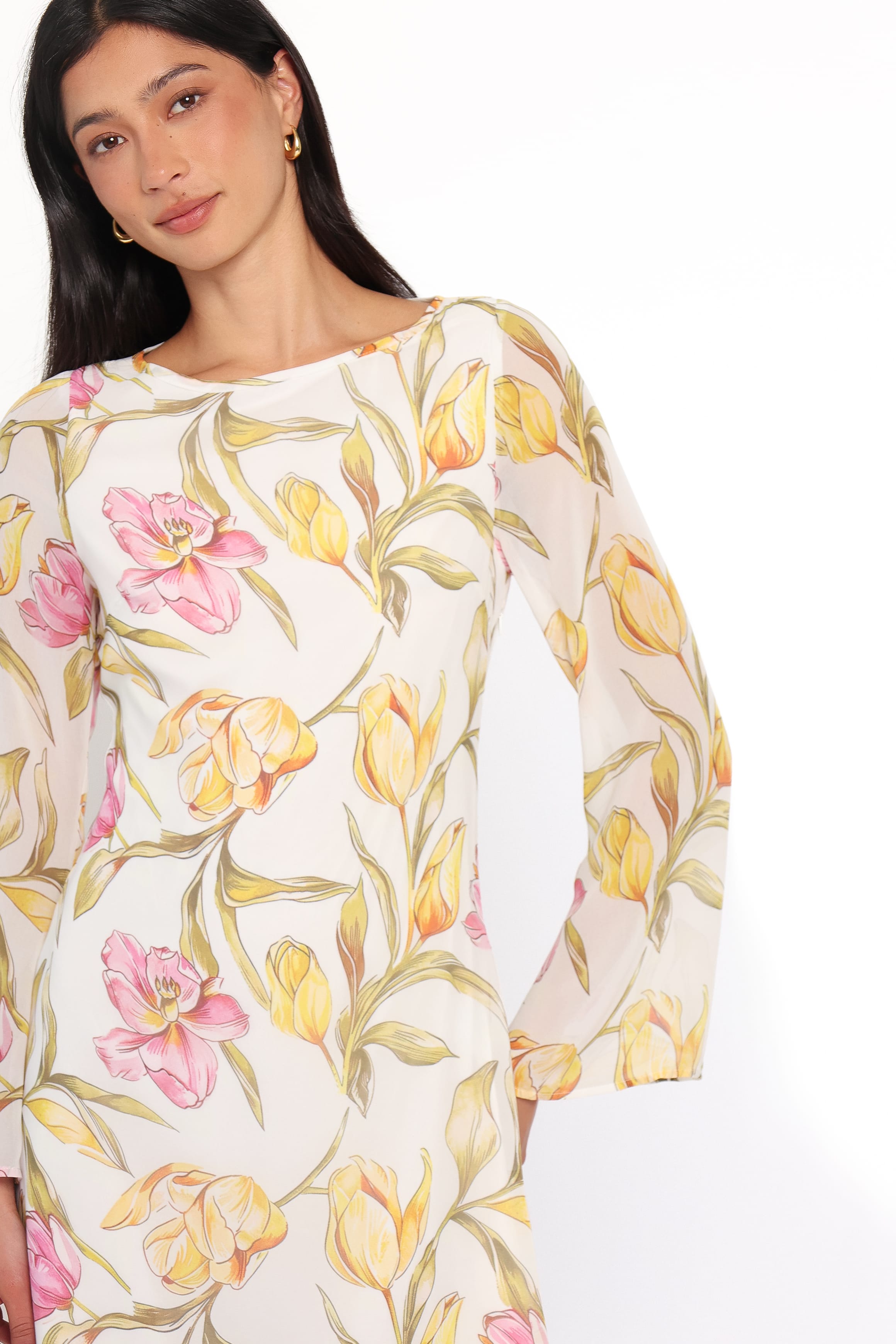 DRESSES Wynona Mini Dress - Yellow Floral