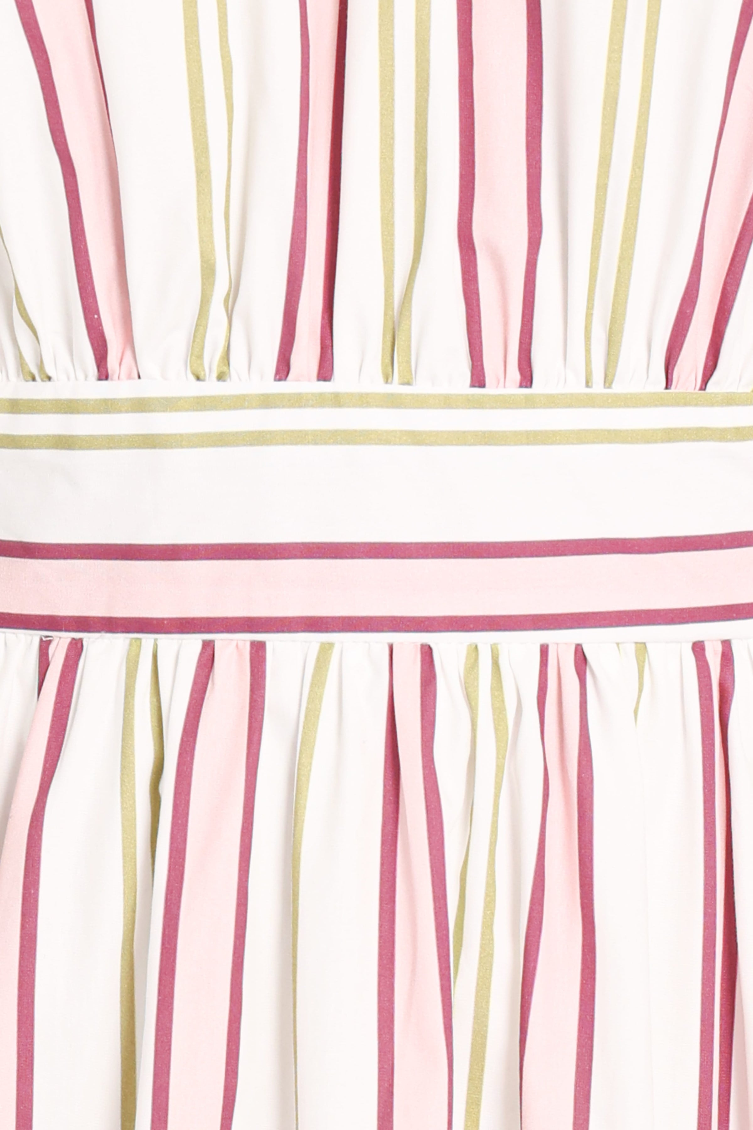 DRESSES Zeena Puff Sleeve Maxi Dress - Pink Candy Stripe