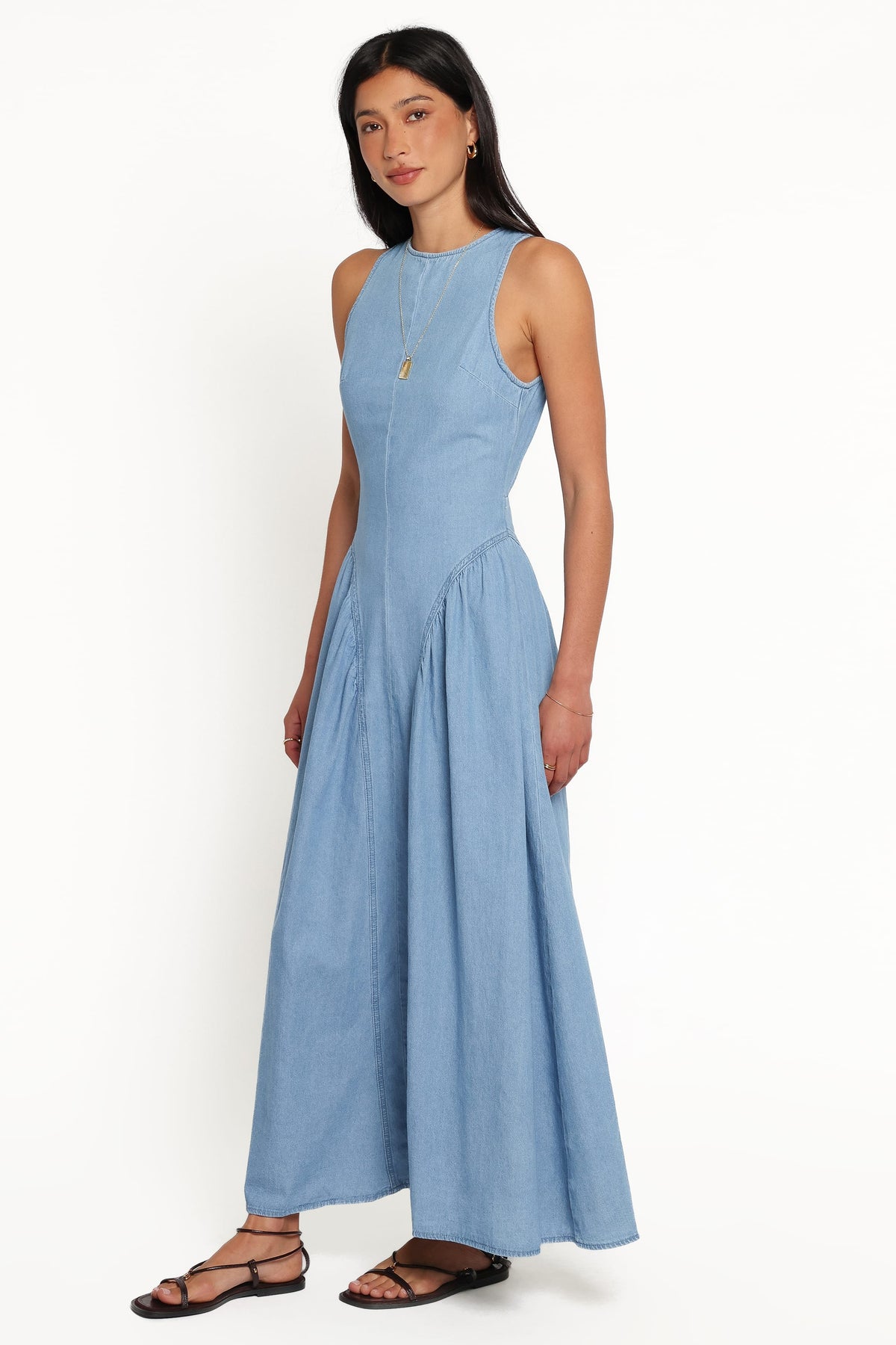 DRESSES Zilmia Midi Dress - Medium Denim