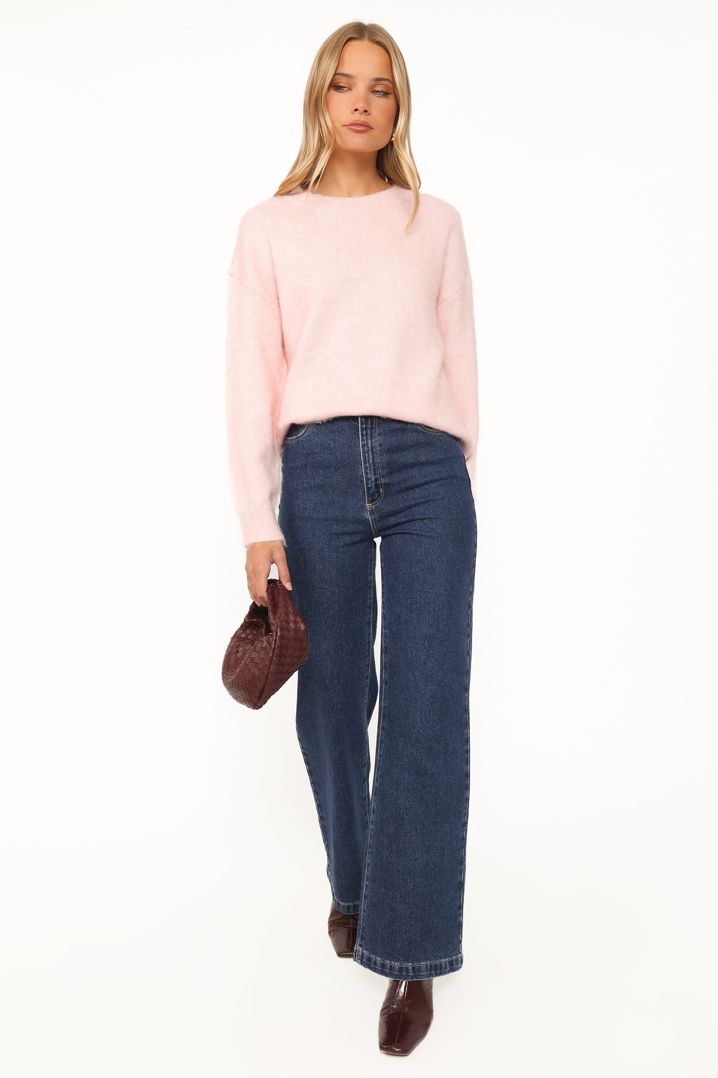 KNITWEAR Aradia Fluffy Sweater - Pink