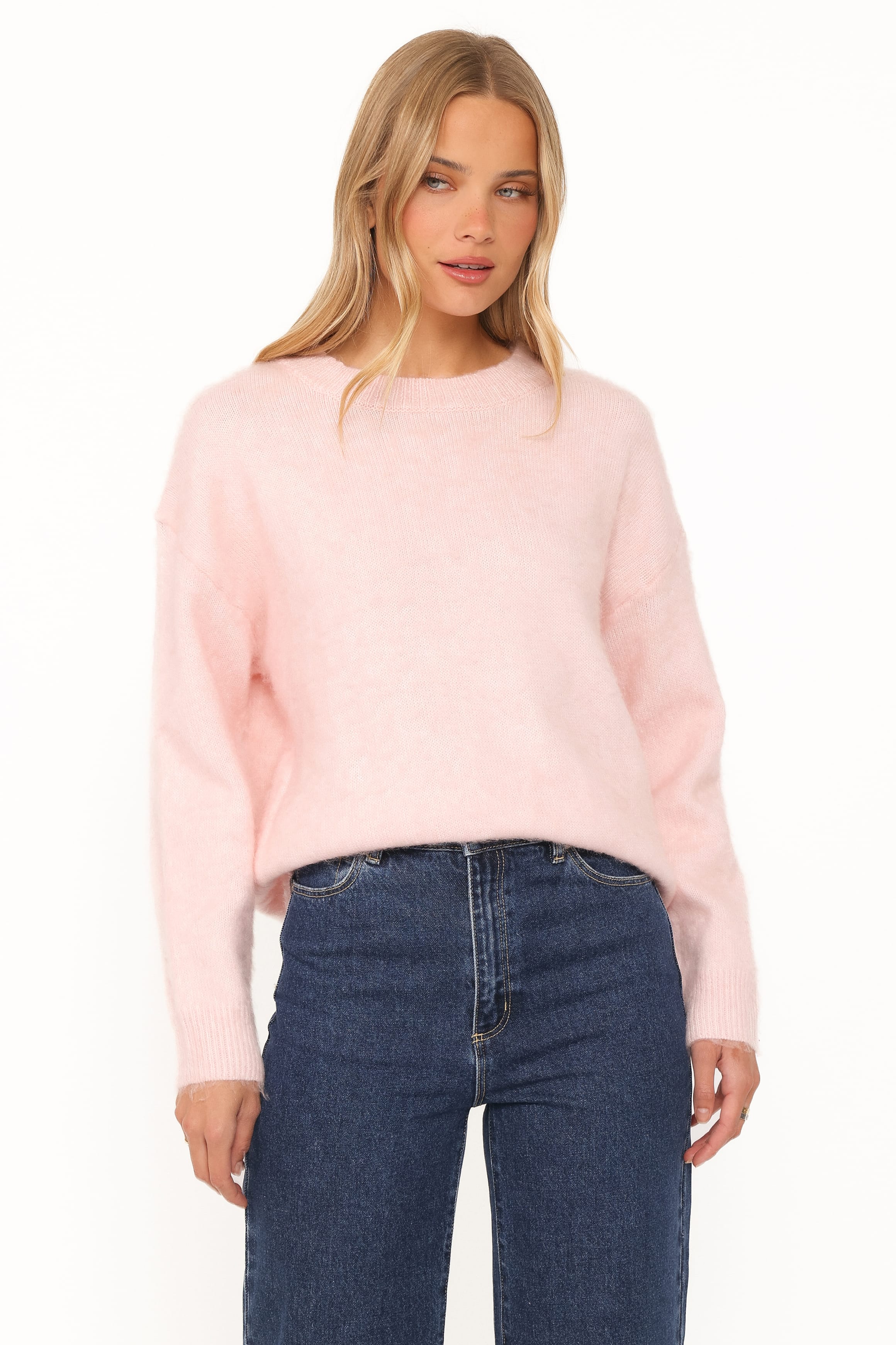 KNITWEAR Aradia Fluffy Sweater - Pink