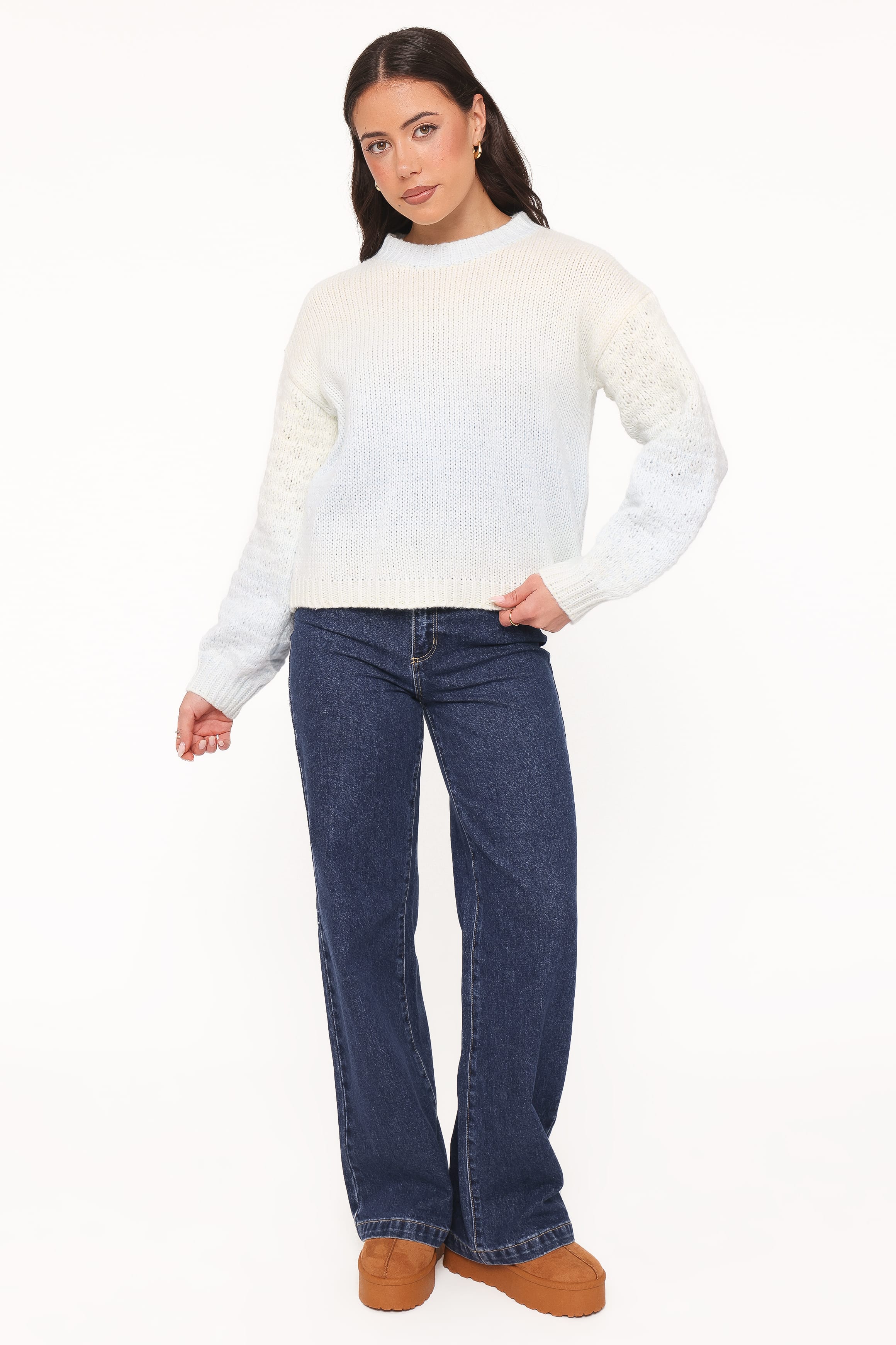 KNITWEAR Arwen Ombre Sweater - Blue Multi