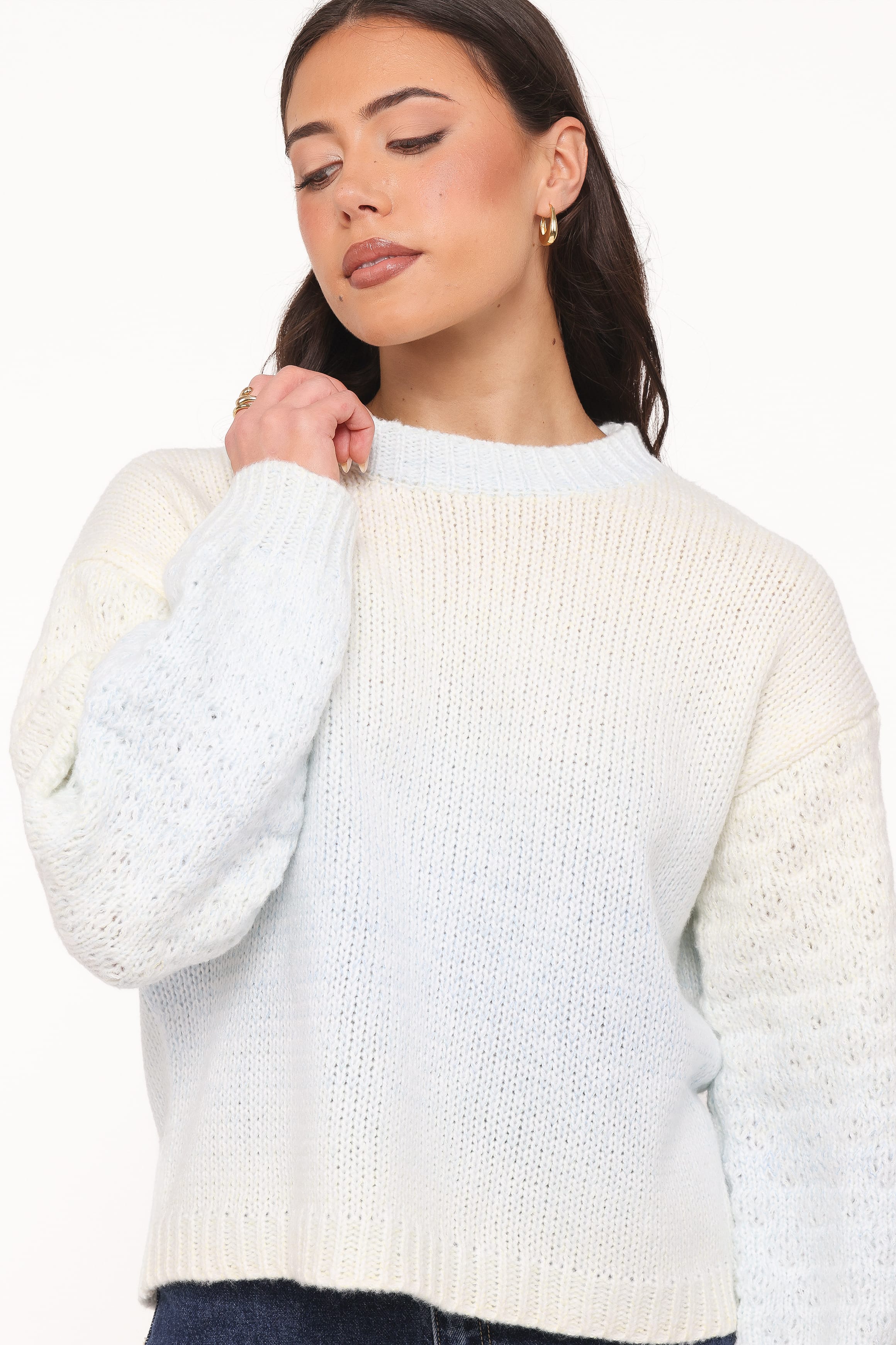 KNITWEAR Arwen Ombre Sweater - Blue Multi