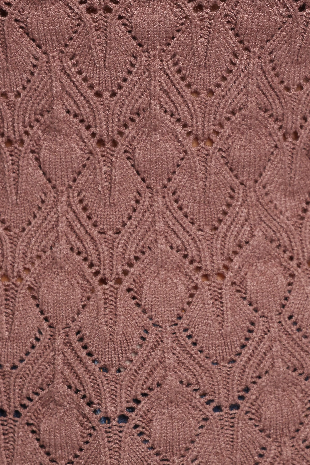 KNITWEAR Baker Pointelle Sweater - Mauve