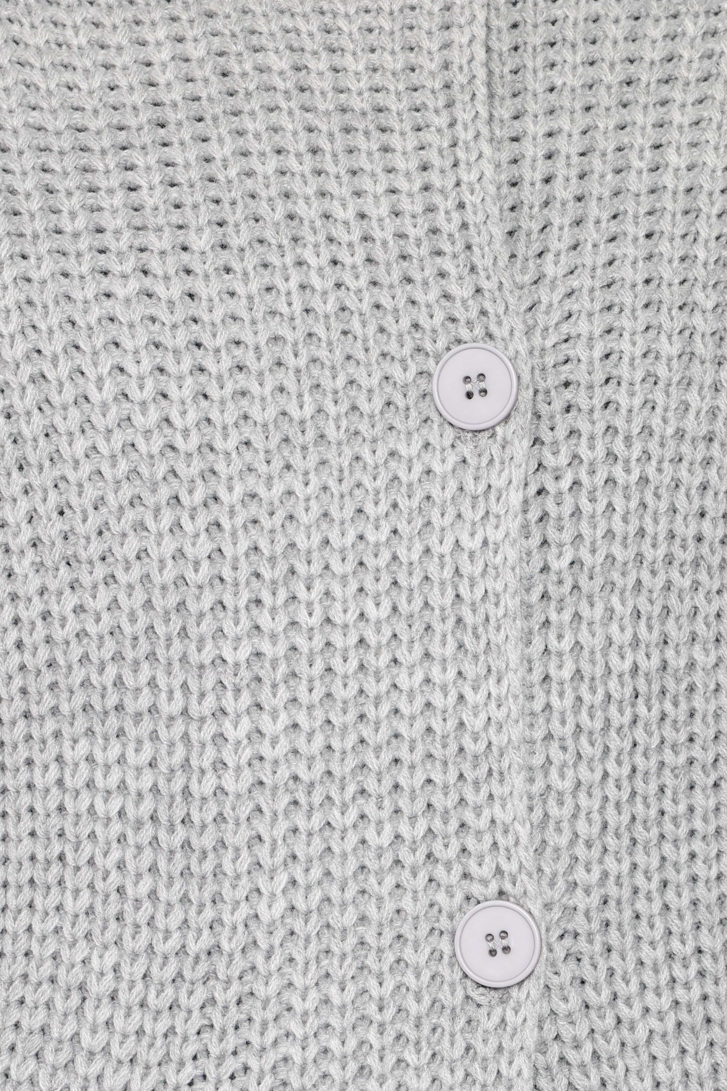 KNITWEAR Tobin Sweater Coatigan - Heather Grey