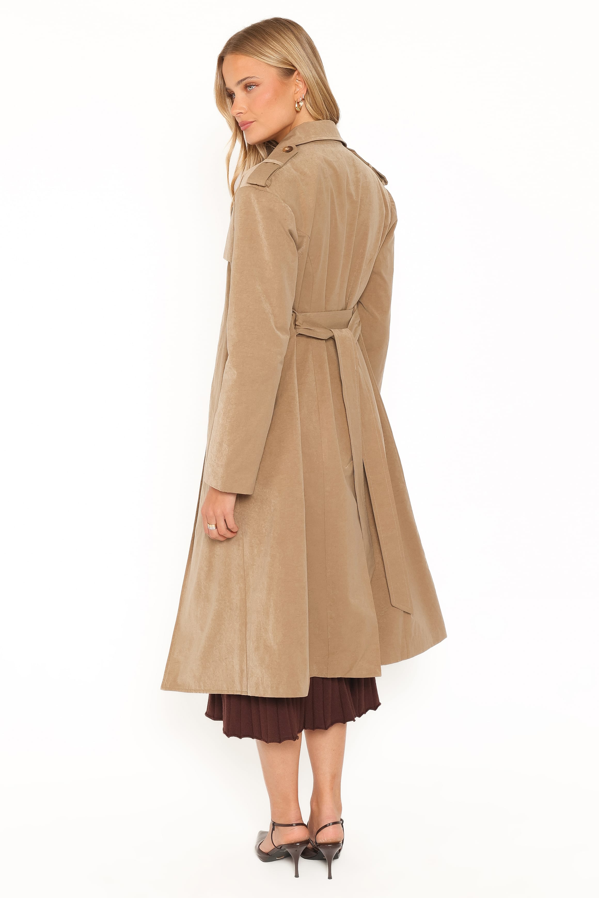 OUTERWEAR Hilda Structured Trench - Khaki