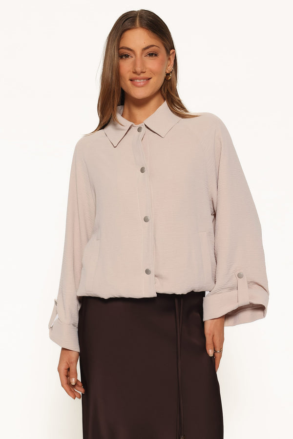 OUTERWEAR Jordana Lighweight Jacket - Beige