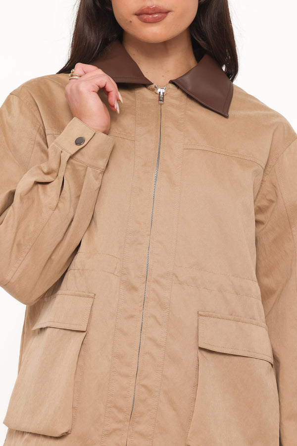 OUTERWEAR Marissa Anorak Jacket - Khaki