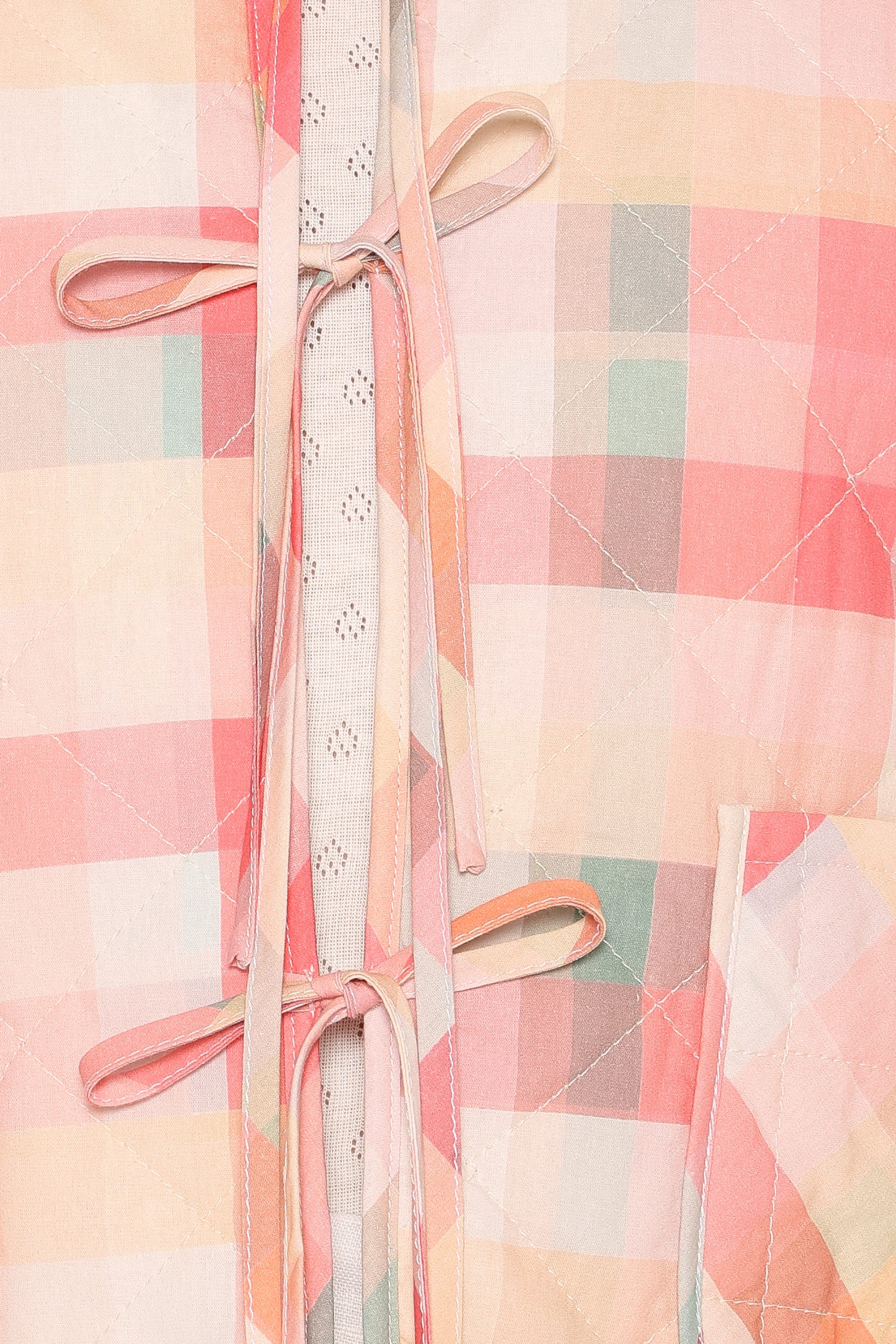OUTERWEAR Percy Reversible Quilted Jacket - Blue Garden Stripe