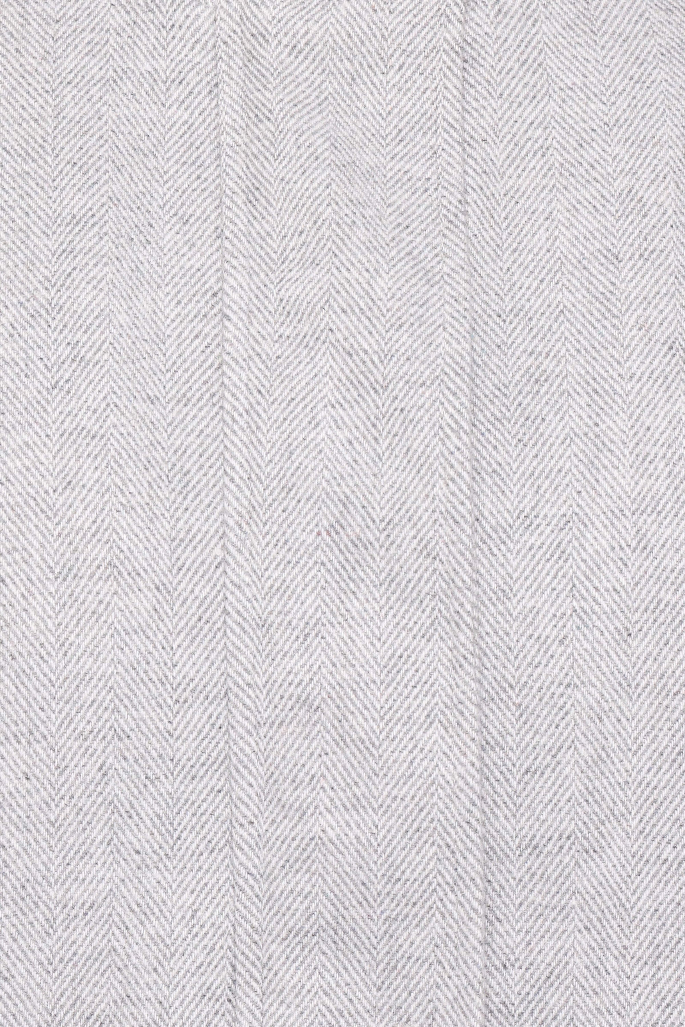 OUTERWEAR Peyton Funnel Neck Bomber Jacket - Grey Herringbone