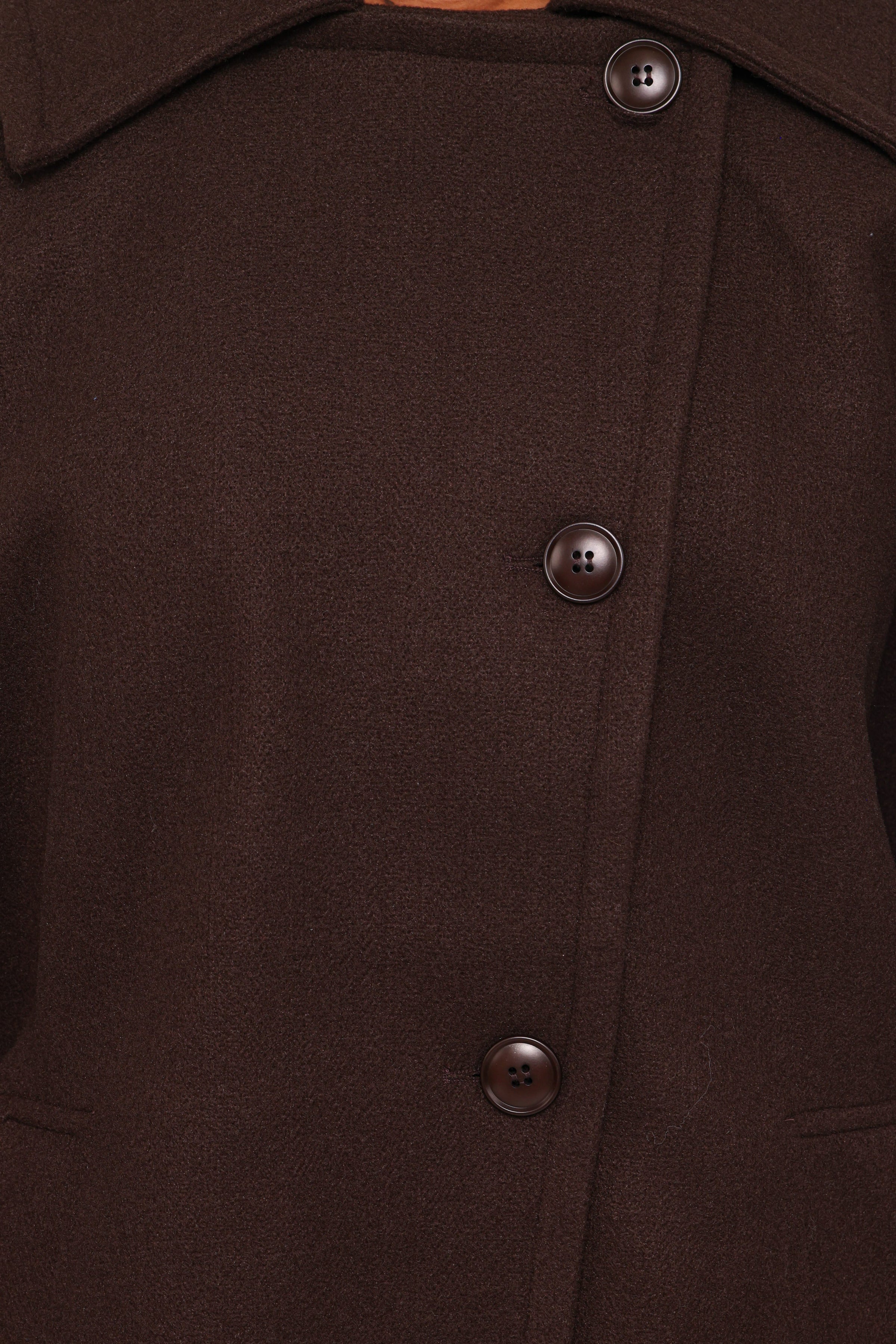OUTERWEAR Sammie Oversized Coat - Brown