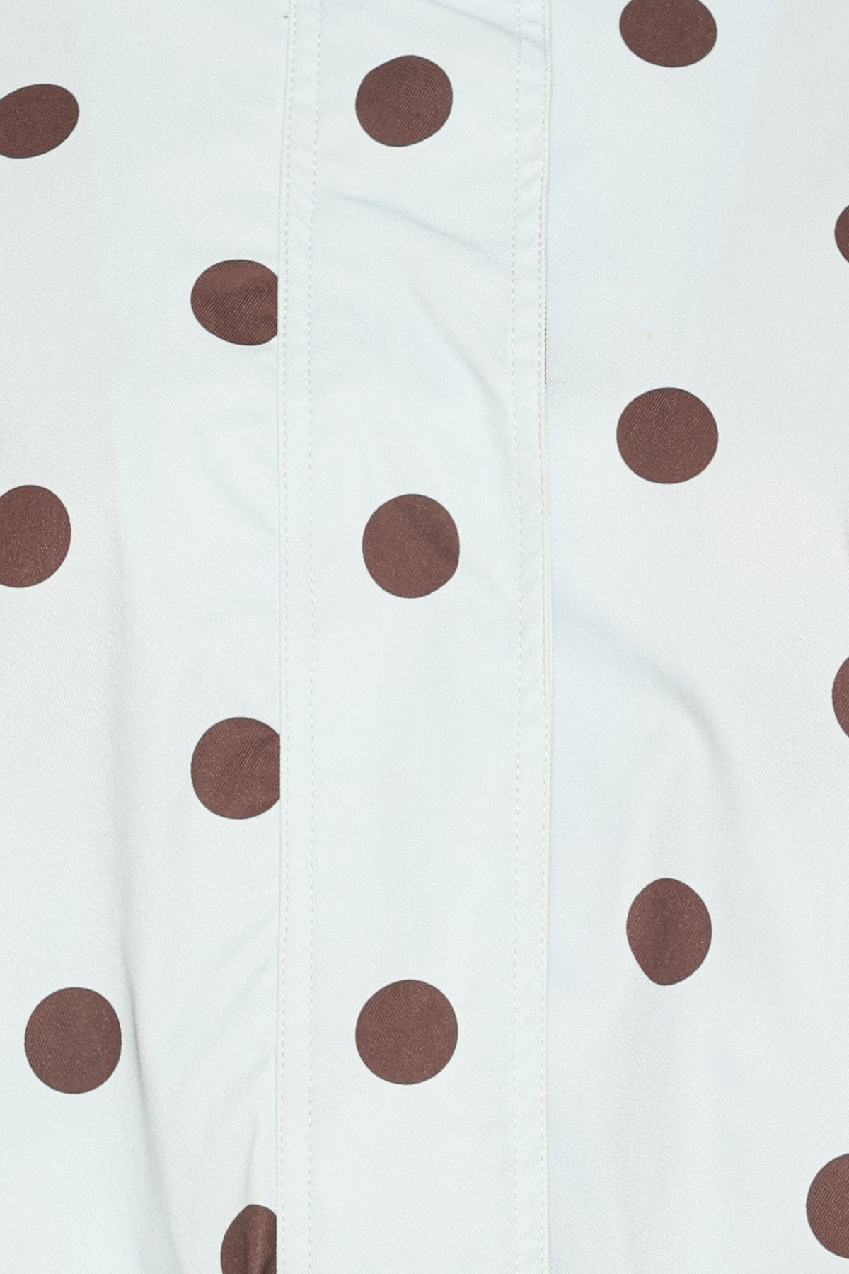 OUTERWEAR Zoella Funnel Neck Jacket - Blue Polka Dot