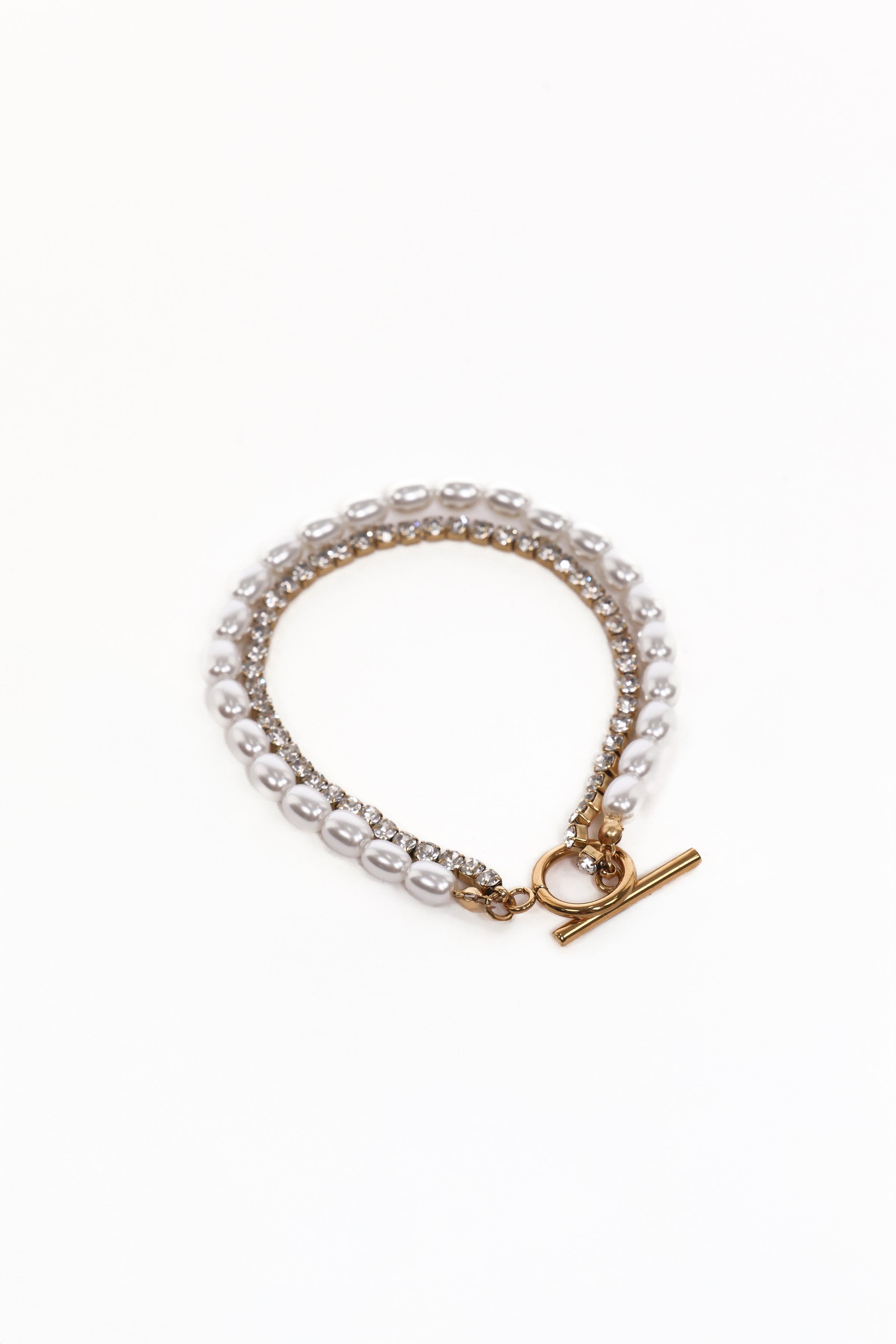 ACCESSORIES Aisha Pearl Bracelet - Gold