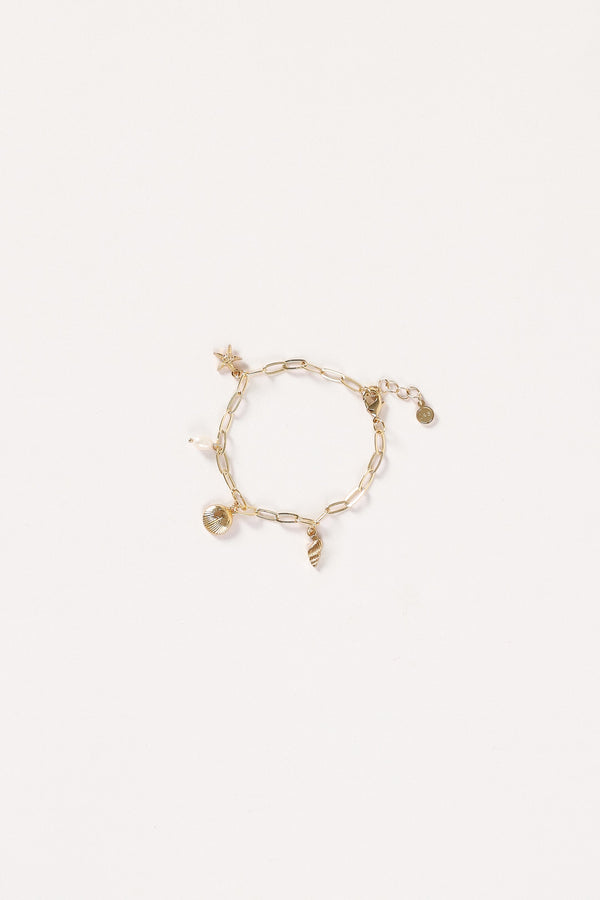 ACCESSORIES @Alice Charm Bracelet - Gold