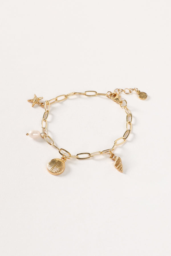 ACCESSORIES @Alice Charm Bracelet - Gold