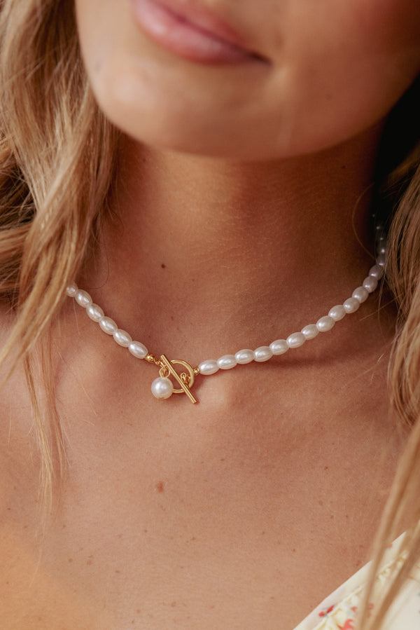 ACCESSORIES Alira Necklace - Pearl