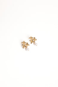 ACCESSORIES Amani Earrings - Gold/Pearl