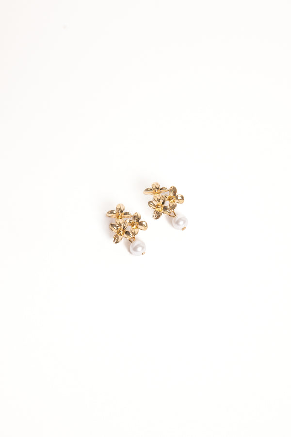 ACCESSORIES Amani Earrings - Gold/Pearl