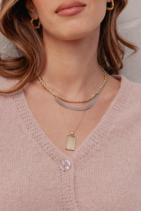 ACCESSORIES Amber Necklace - Gold