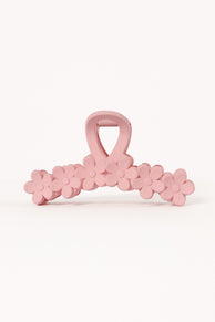 ACCESSORIES @Annie Floral Hair Clip - Pink