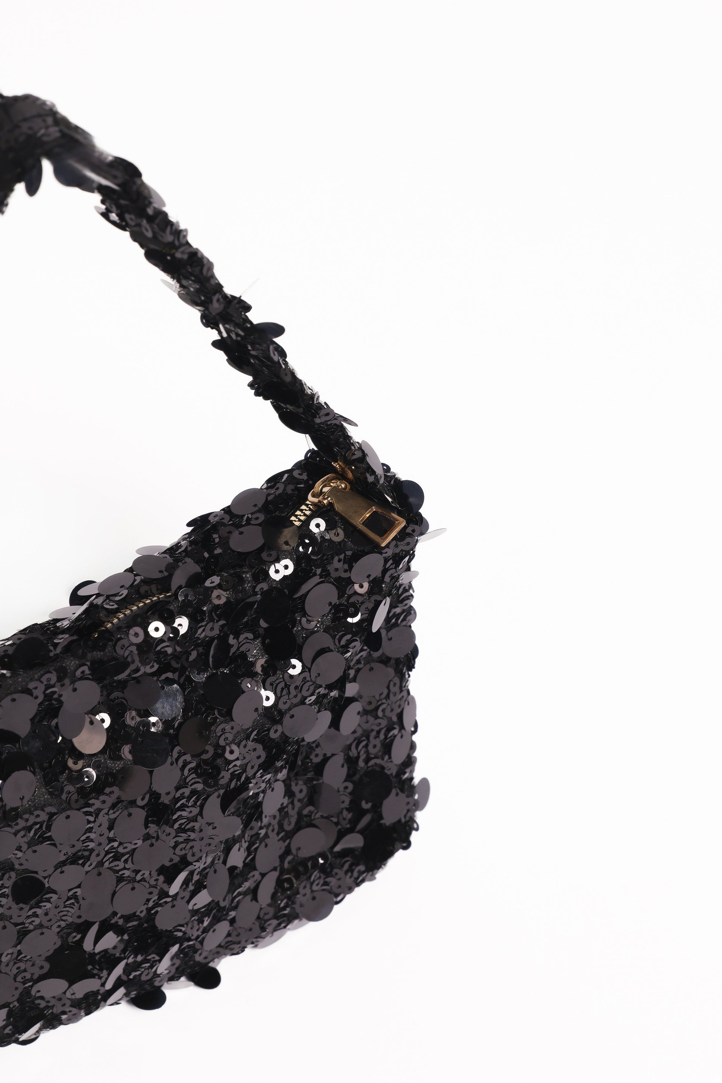 ACCESSORIES Annika Sequin Shoulder Bag - Black