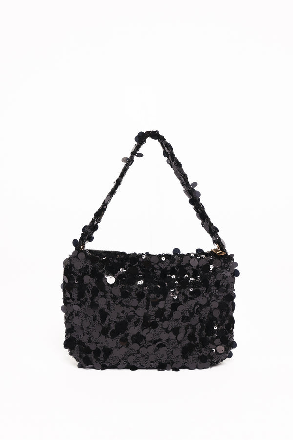 ACCESSORIES Annika Sequin Shoulder Bag - Black