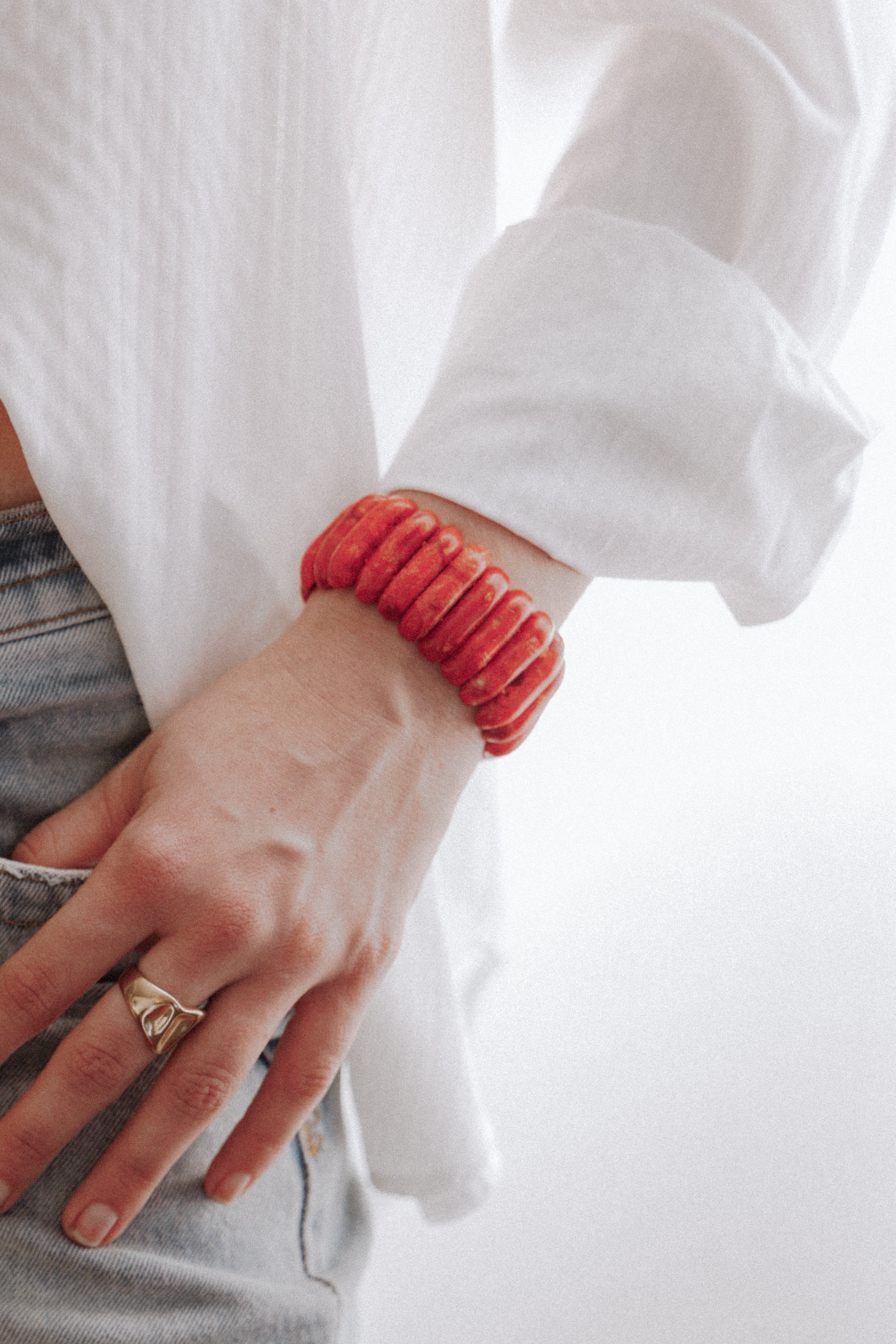 ACCESSORIES Anya Bracelet - Red