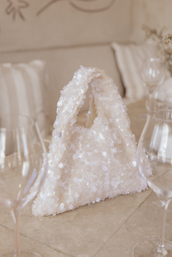 ACCESSORIES Ashlyn Sequin Bag - Champagne