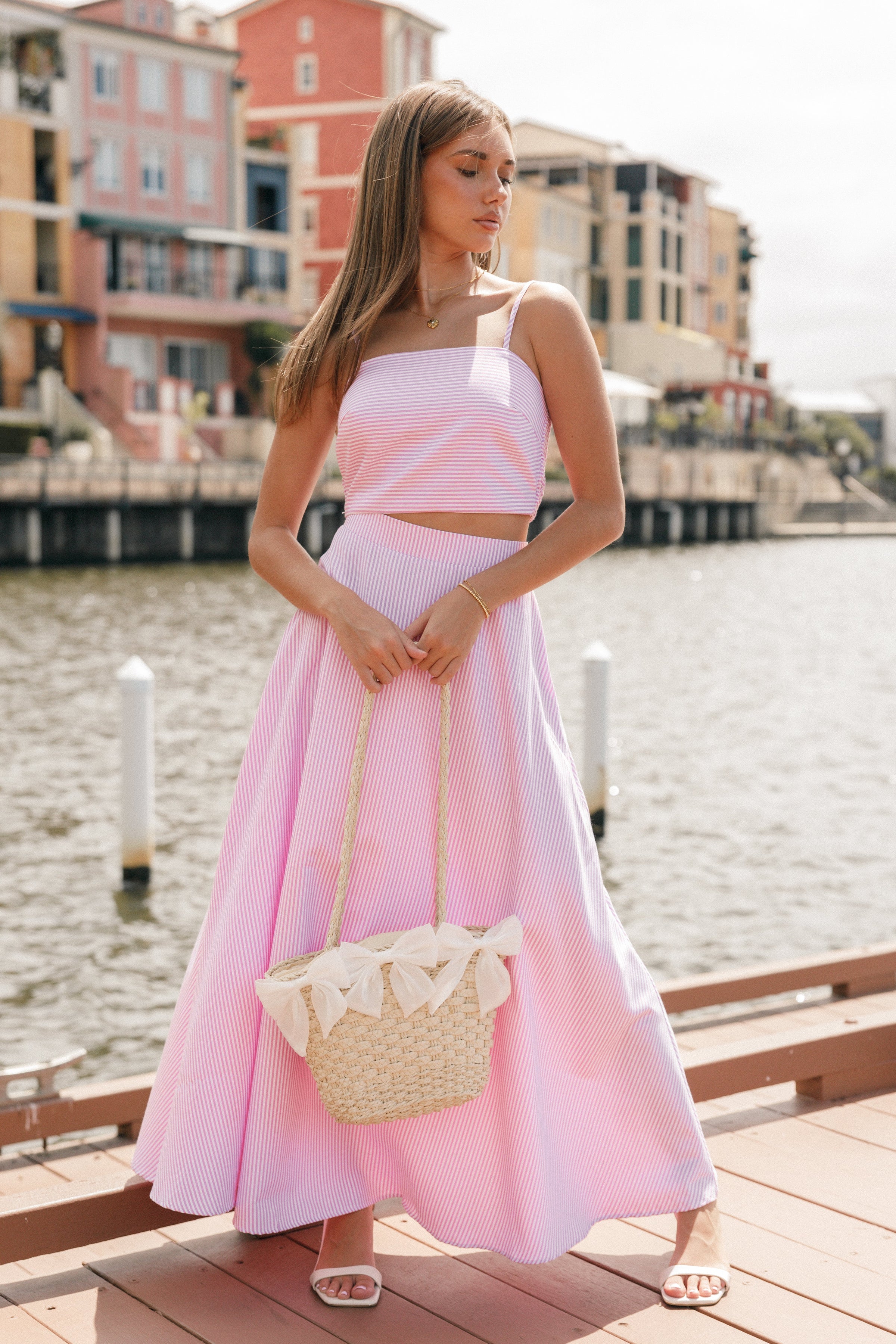 ACCESSORIES Ashy Bow Bag - Neutral