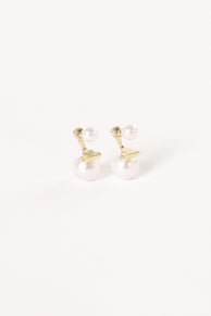 ACCESSORIES @Astrid Pear Earrings - Gold