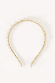 ACCESSORIES @Baylee Headband - Pearl