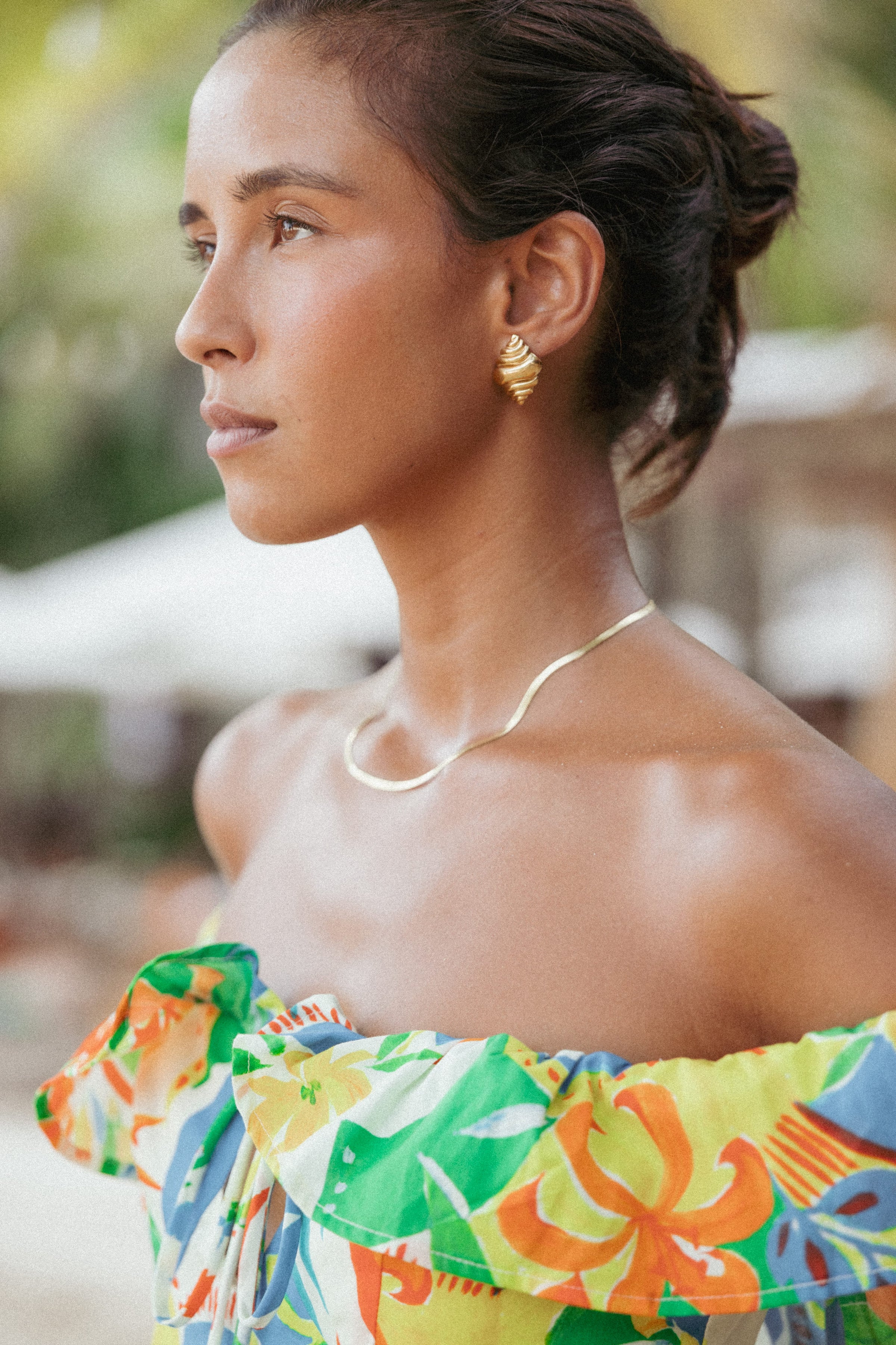 ACCESSORIES Bermuda Earrings - Gold