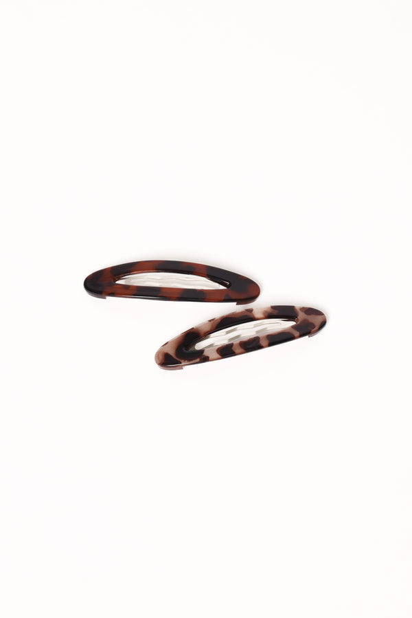 ACCESSORIES Blakely Hairclip Set - Tort